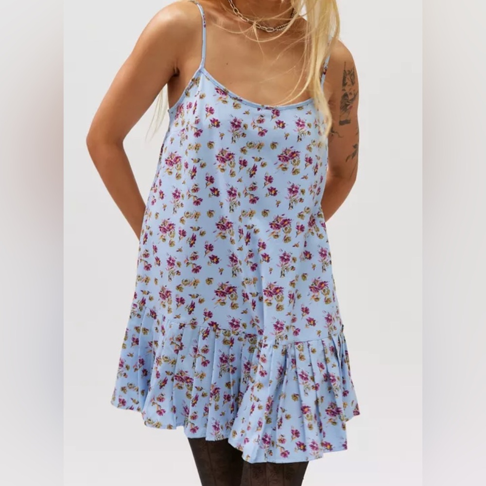 Urban Outfitters Blue Floral Dress